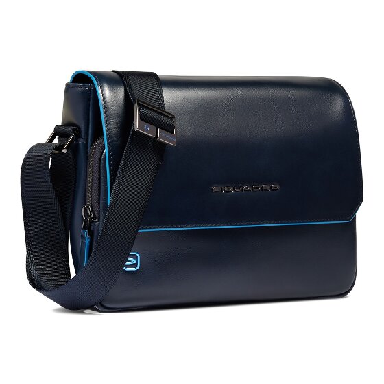 Piquadro Blue Square Messenger Leather 23 cm