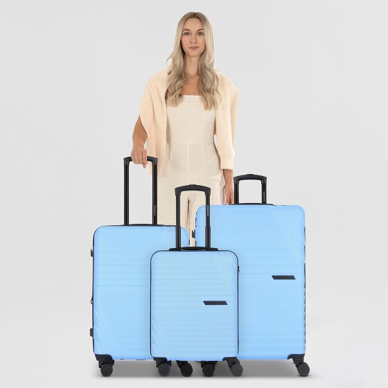 Cocoono Larnaka 4 wheels Suitcase set 3-piece with expansion pleat