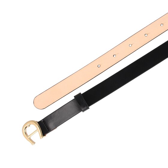 Aigner Logo belt leather