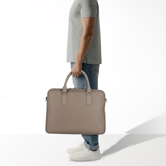 Boss New Crosstown Briefcase Leather 38 cm Laptop compartment