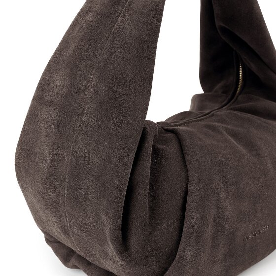 LES VISIONNAIRES Greta Essential Shoulder Bag Genuine Leather 43 cm