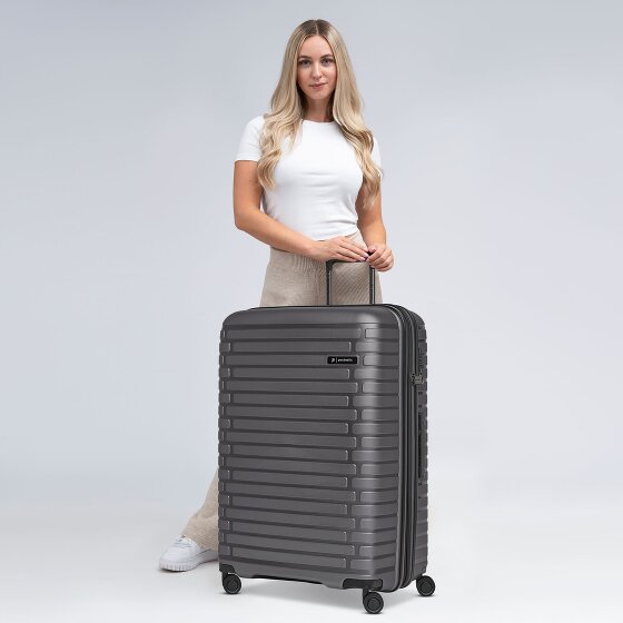 Pactastic Collection 04 THE LARGE + 4 wheels Trolley L 75 cm with expansion pleat