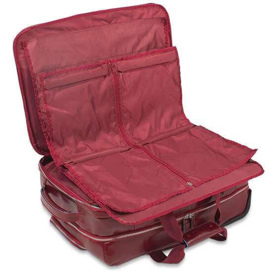Piquadro Blue Square 2 Roll Business Trolley Leather 51 cm Laptop compartment