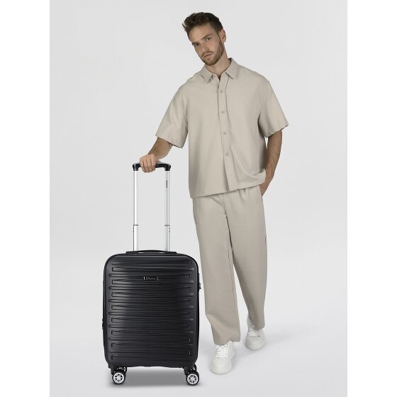 Benzi 5493 4 wheels Cabin trolley S 53 cm with expansion pleat