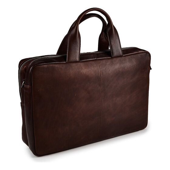 Plevier Jimmy Briefcase Genuine Leather 31 cm Laptop compartment