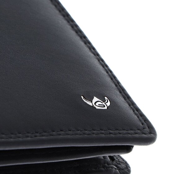 Golden Head Polo Wallet RFID protection Genuine Leather 12 cm