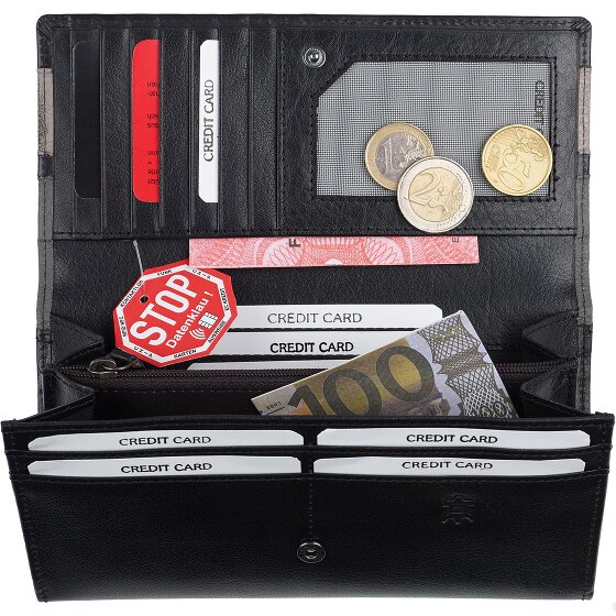 Bench Wallet RFID leather 18.5 cm