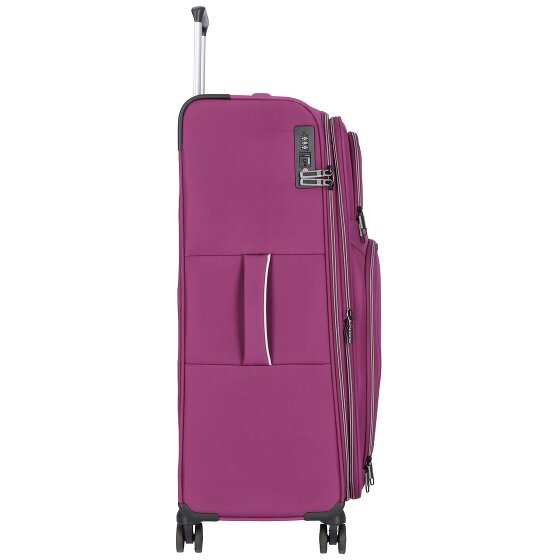 d&n Travel Line 9204 4 wheels Trolley L 76 cm with expansion pleat