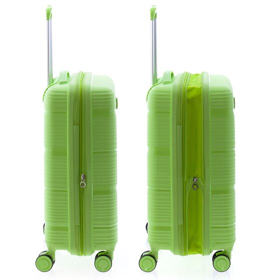 Gladiator 0800 4 wheels Cabin trolley 55 cm with expansion pleat