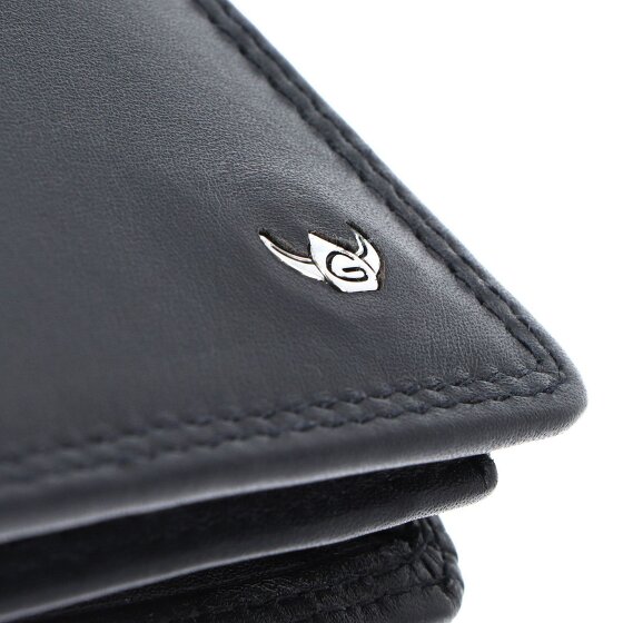 Golden Head Polo Wallet RFID protection Genuine Leather 10 cm
