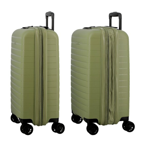 Jump Striper 4 wheels Cabin trolley 55 cm with expansion pleat