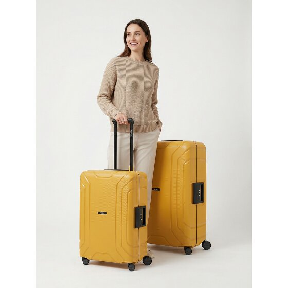 Redolz Essentials 15 4-wheel Suitcase set (M+L) with Three-Point Lock