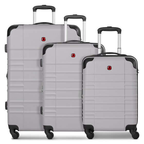 Wenger Amplar Evo 4 wheels Suitcase set 3-piece with expansion pleat