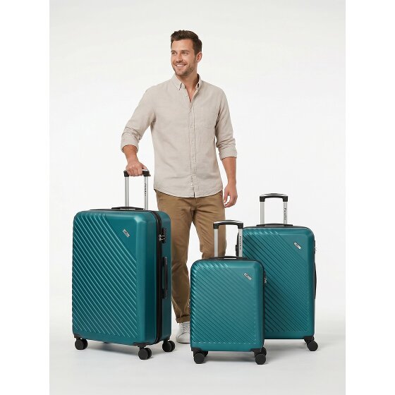 Check.In Paradise 2.0 4 wheels Suitcase set 3-piece Expandable