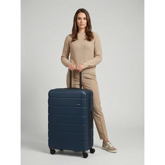 Saxoline Miami 4 wheels Trolley L 75 cm with expansion pleat