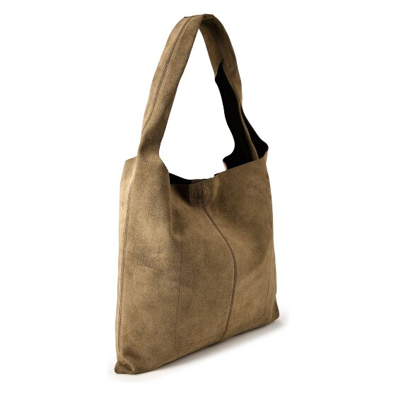Patrizia Pepe Never Complete Shopper Bag Genuine Leather 43 cm