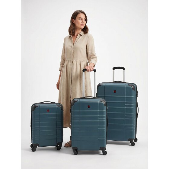 Wenger Amplar Evo 4 wheels Suitcase set 3-piece with expansion pleat