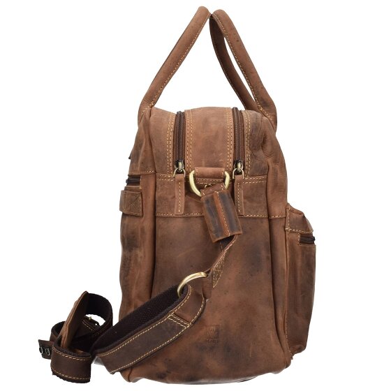 Greenburry Vintage briefcase leather 40 cm laptop compartment