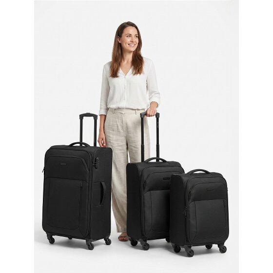 Police San Francisco 4 wheels Suitcase set 3-piece Expandable