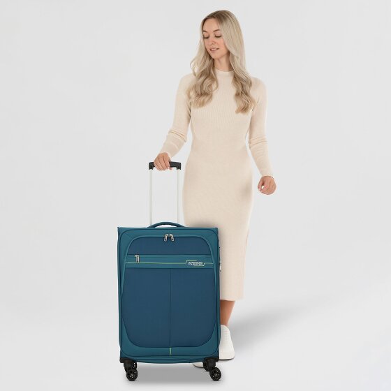 American Tourister Deep Dive 4 wheels Trolley 67 cm with expansion pleat