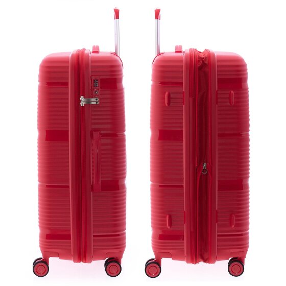 Gladiator 0800 4 wheels Trolley 76 cm with expansion pleat