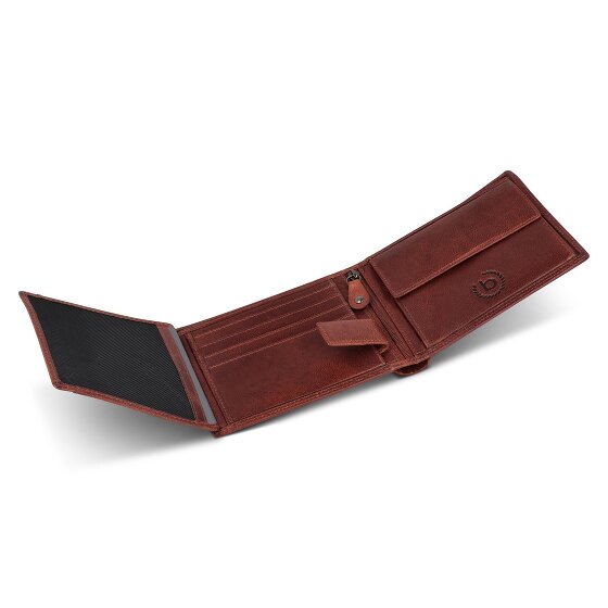 Bugatti Valencia Wallet RFID protection Leather 12 cm
