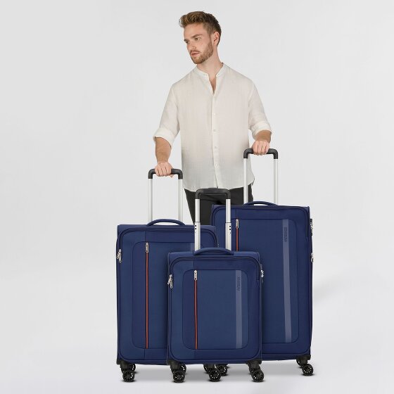 American Tourister Blazing Ride 4 wheels Suitcase set 3-piece with expansion pleat