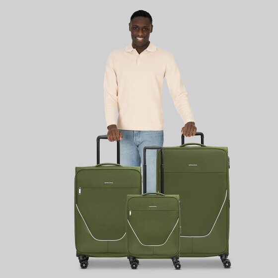 Stratic taska 4-wheel suitcase set 3 pcs. with stretch fold Stratic taska 4-wheel suitcase set 3 pcs. with stretch fold