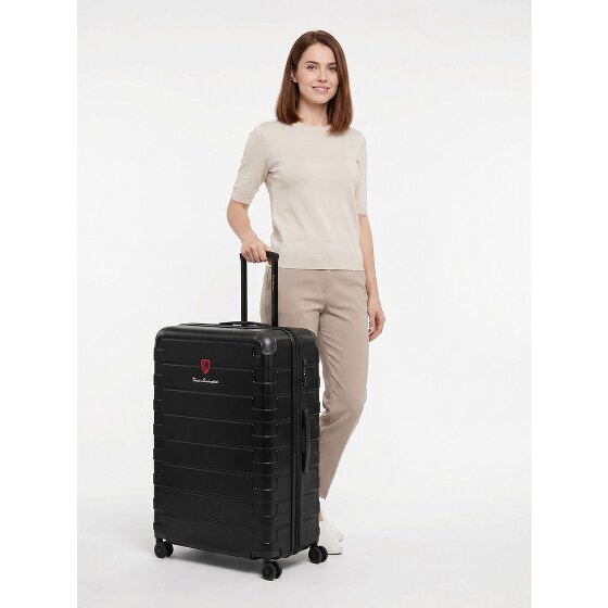 Tonino Lamborghini Milano 4-wheeled Trolley XL 83 cm special size with expansion fold