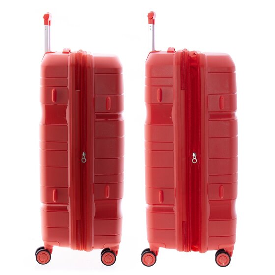 Gladiator 3800 4 wheels Trolley 77 cm with expansion pleat