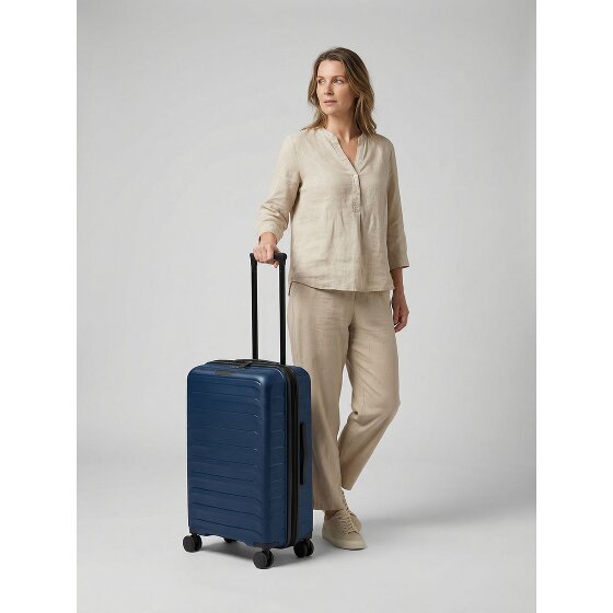 d&n Toronto 4 wheels Trolley M 65 cm with expansion pleat