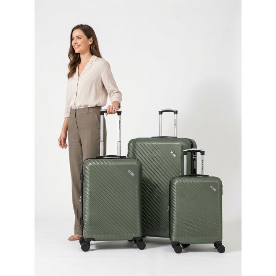 Check.In Paradise 2.0 4 wheels Suitcase set 3-piece Expandable