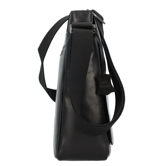 Greenburry Pure Black Messenger Leather 37 cm