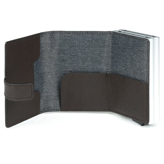 Piquadro Blue Square credit card case RFID leather 7 cm