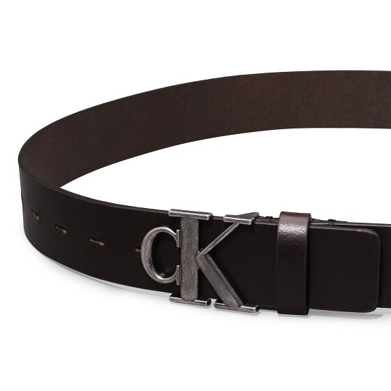 Calvin Klein Jeans Round Mono Belt Genuine Leather