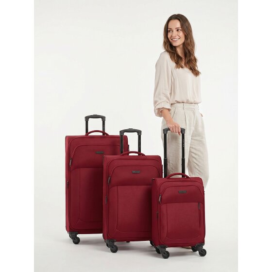 Police San Francisco 4 wheels Suitcase set 3-piece Expandable