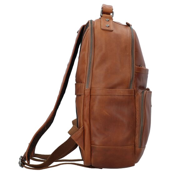 The Chesterfield Brand Wax Pull Up Business backpack Leather 39 cm Laptop compartment