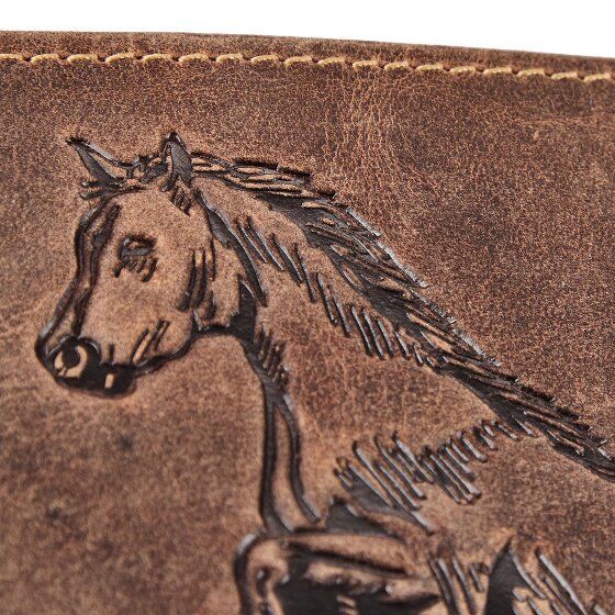Greenburry Horse Wallet Genuine Leather 12 cm