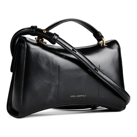 Karl Lagerfeld Autograph Handbag Genuine Leather 25 cm