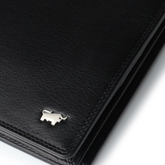 Braun Büffel Golf 3.0 Wallet RFID protection Leather 11 cm