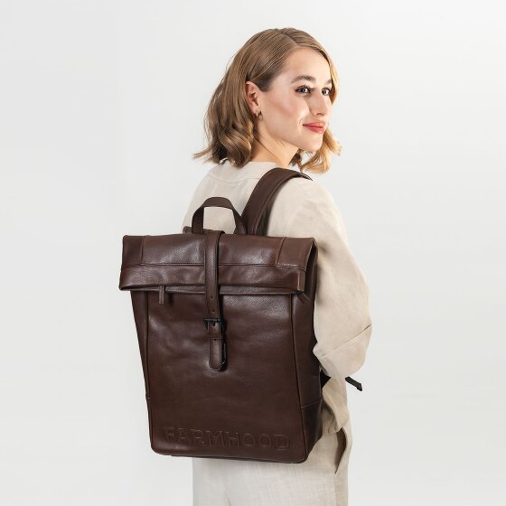 Farmhood Memphis Daypack Leather 41 cm Laptop compartment