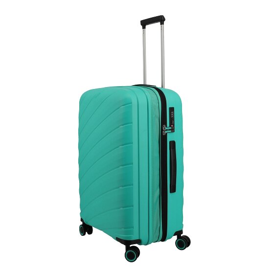 Travelite Burano 4 wheels Suitcase set 3-piece with expansion pleat