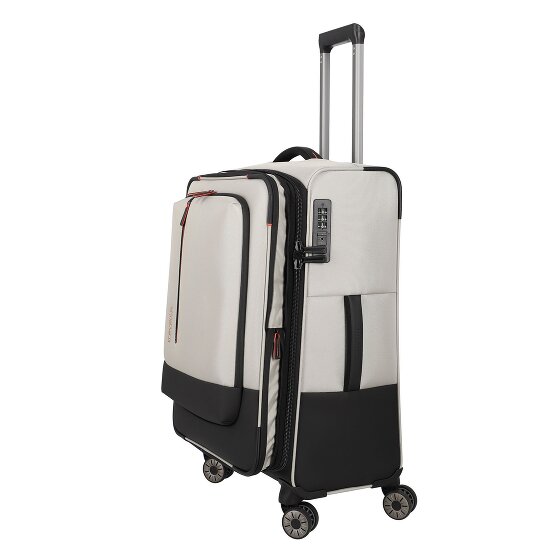 Travelite Crosslite 5.0 4 wheels Trolley M 66 cm with expansion pleat