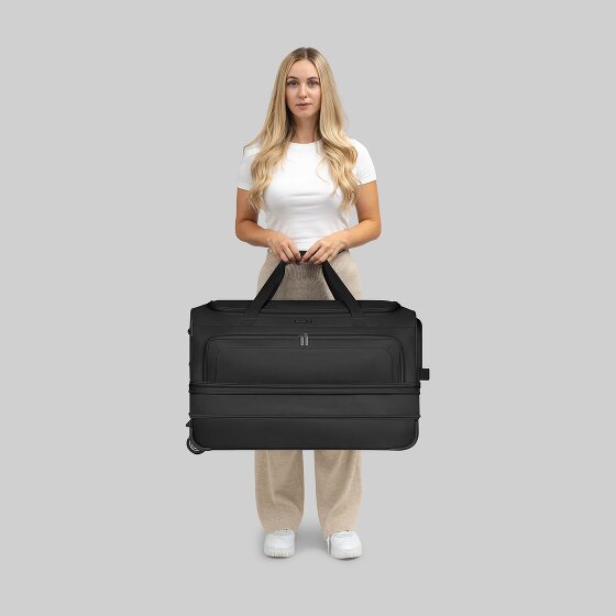 Redolz Duffle Essentials 2-wheel travel bag set 2-pcs. L+L with stretch fold