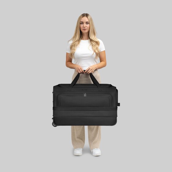 Redolz Duffle Essentials 2-wheel travel bag set 2-pcs. L+L with stretch fold