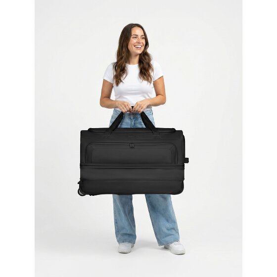 Redolz Duffle Essentials 2-wheel travel bag set 2-pcs. L+L with stretch fold