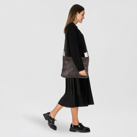 FredsBruder Check my Bag Shoulder Bag Leather 35 cm