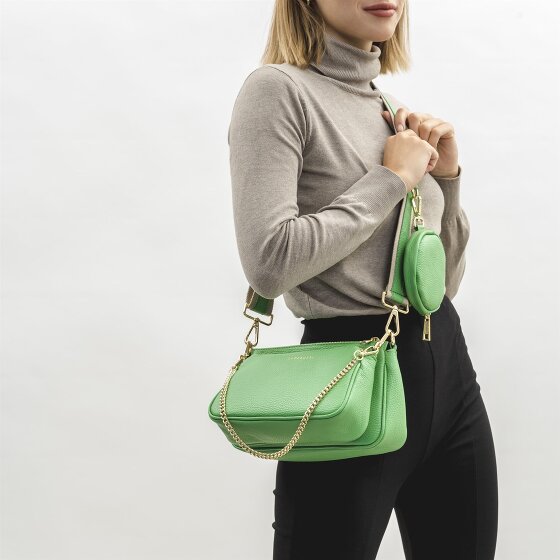 Lazarotti Milano Leather shoulder bag leather 23 cm