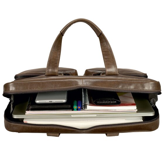 Leonhard Heyden Porto Briefcase Leather 38 cm
