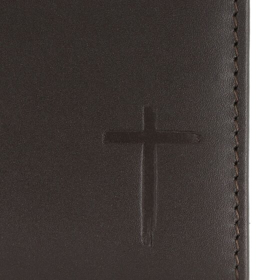 oxmox Leather Wallet RFID protection Genuine Leather 10 cm